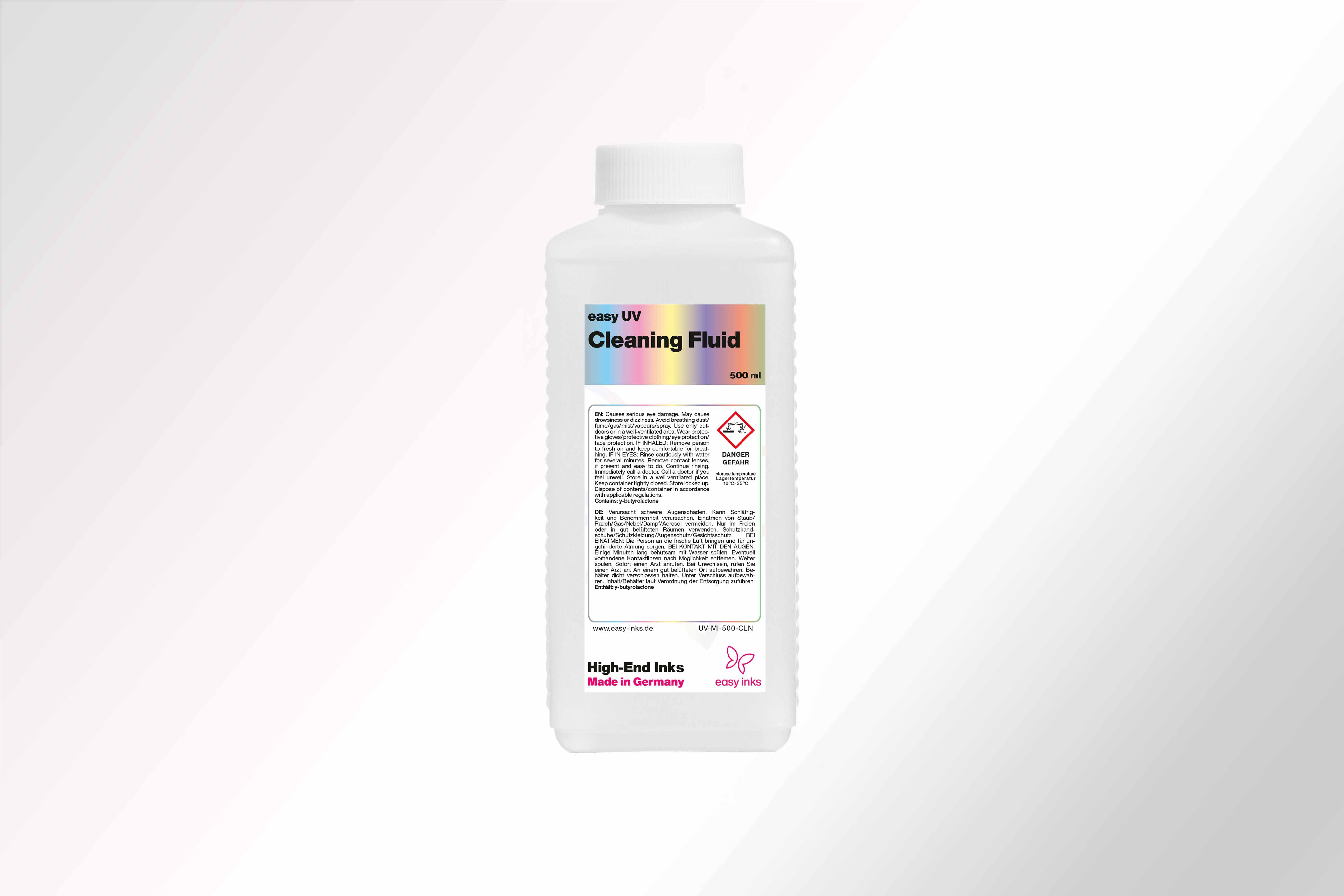 easy UV Cleaning Fluid 500ml as a top alternative to the original Mimaki ML015 Cleaning Liquid